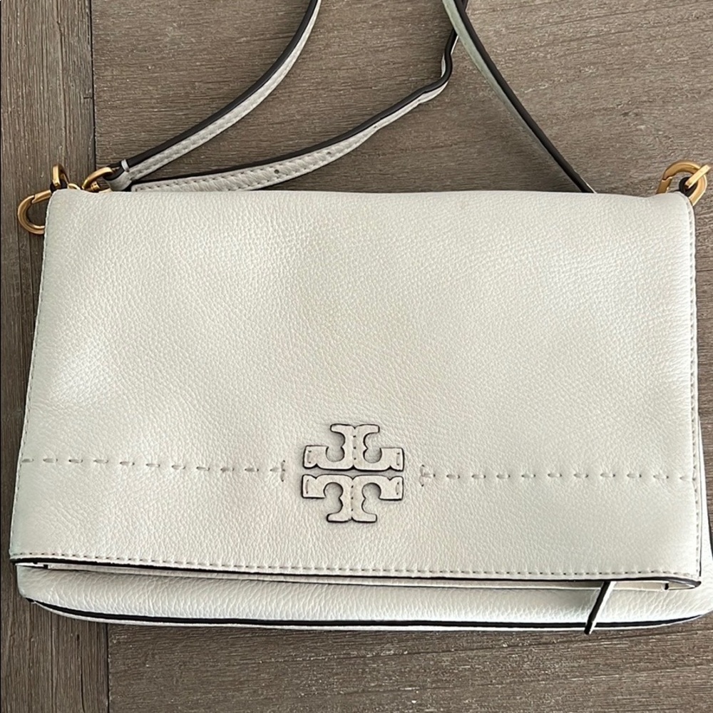 Tory Burch McGraw Fold-over crossbody clutch